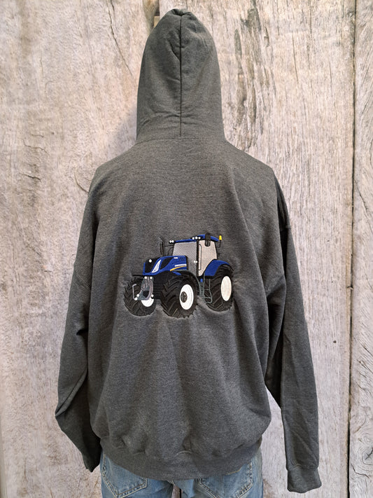 Sweat à capuche taille XL (XXL femme) tracteur New Holland