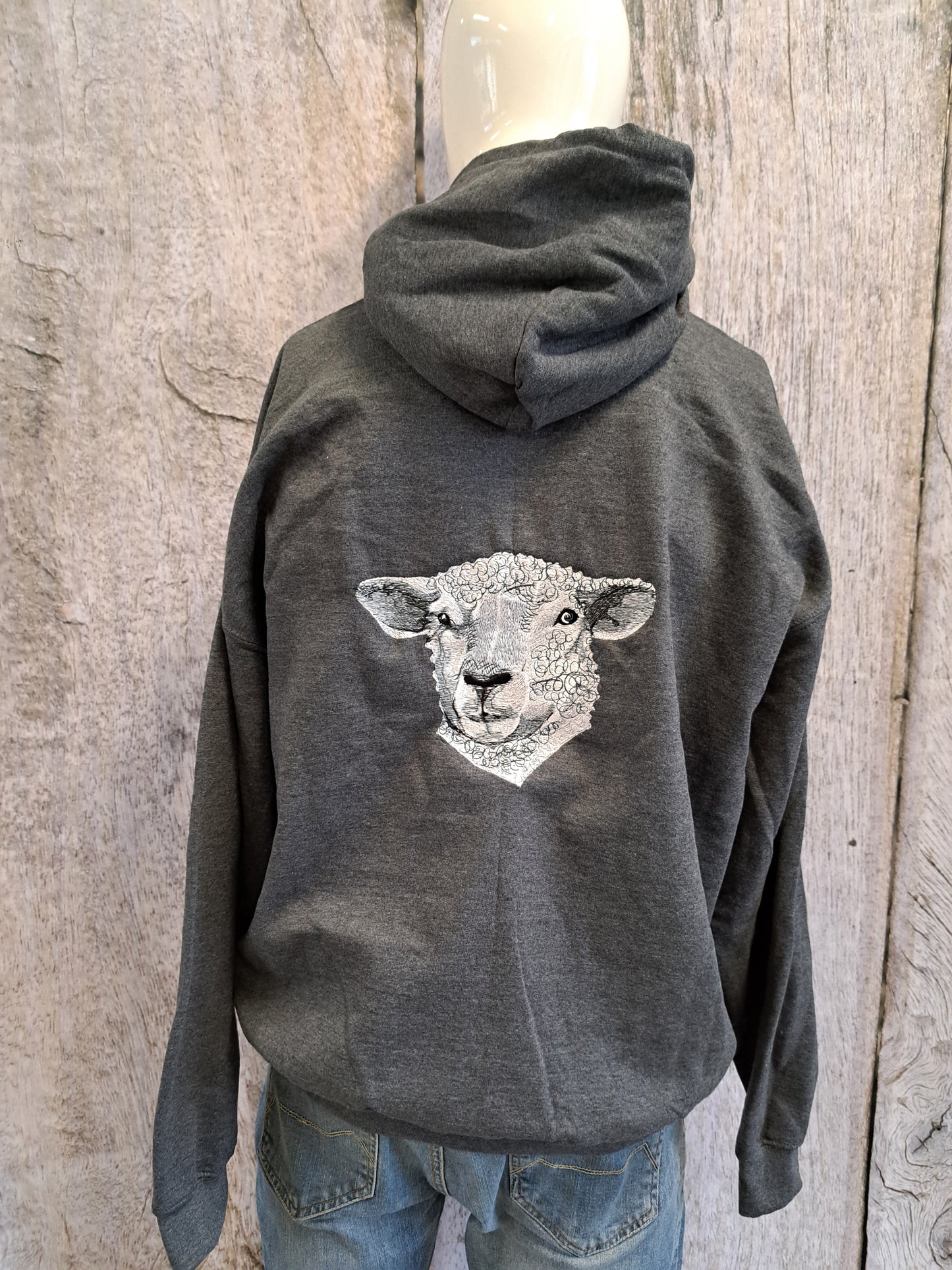 Sweat à capuche taille XL (XXL femme) mouton
