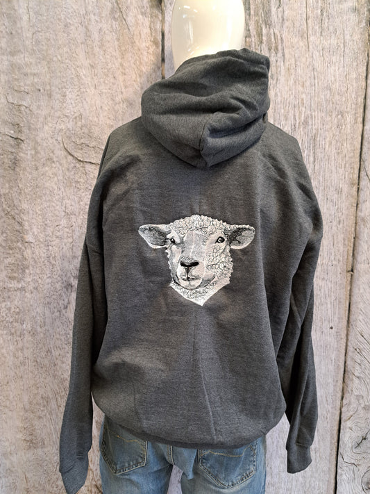 Sweat à capuche taille XL (XXL femme) mouton