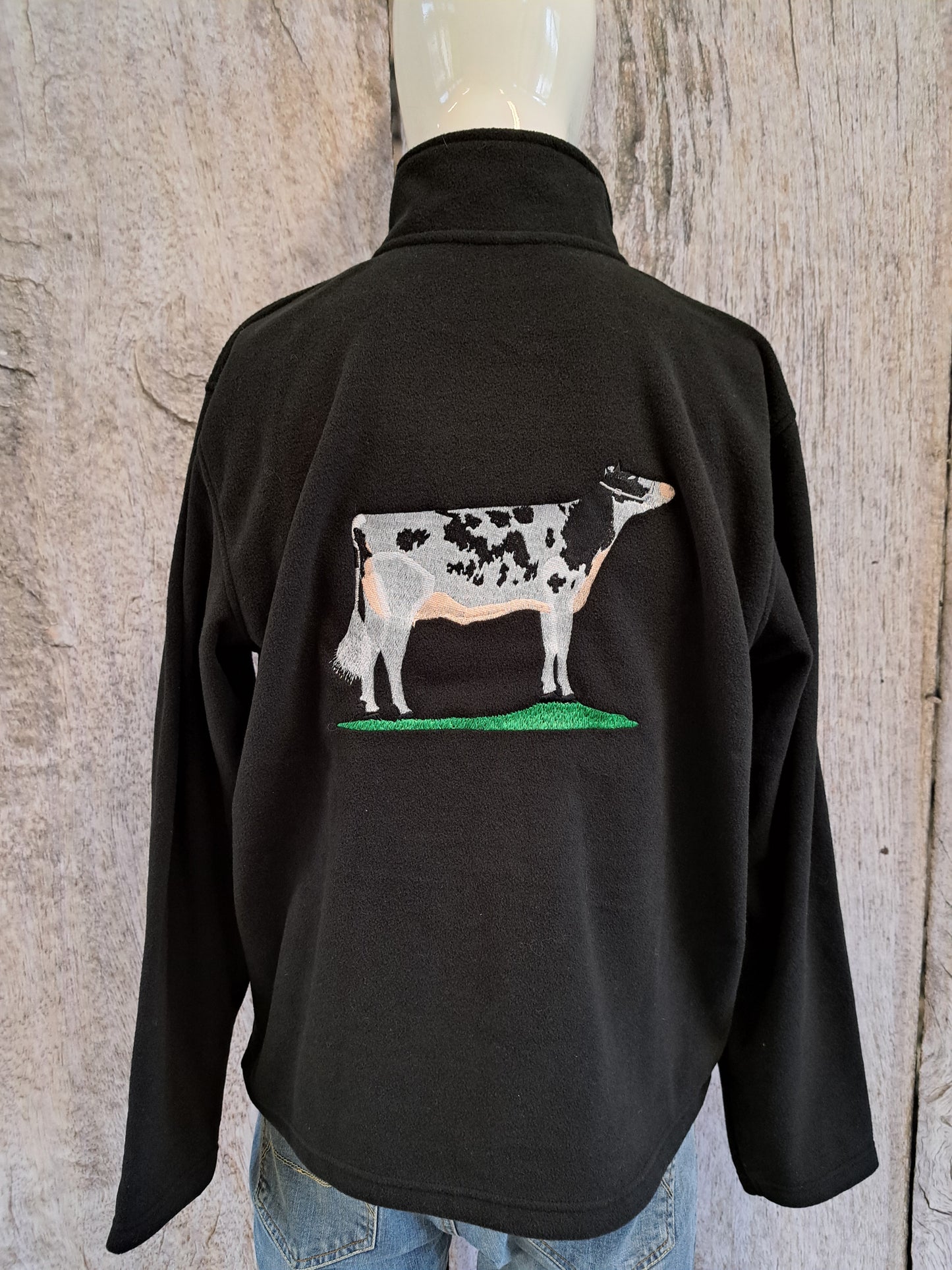 Veste polaire taille L (XL femme) vache 16 prim holstein