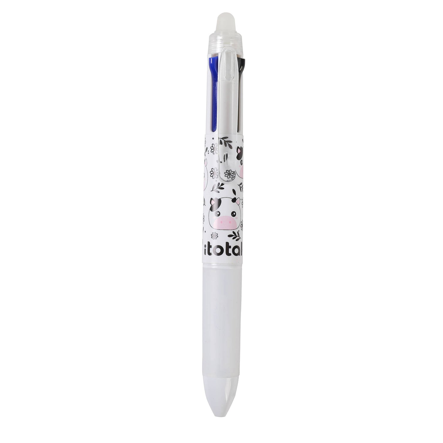 Stylo Effaçable 4 en 1 Vache