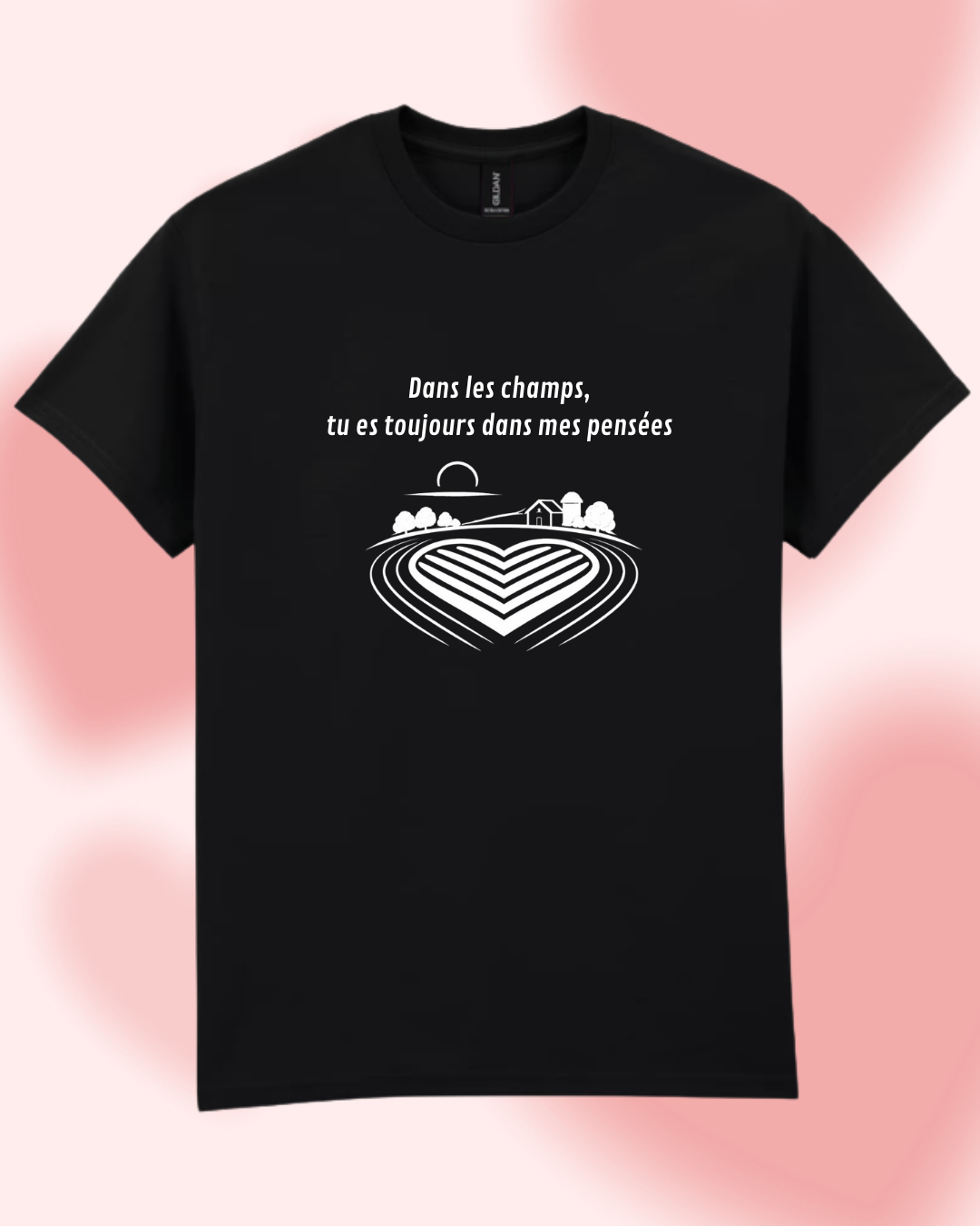 T-shirt "Dans les champs..."