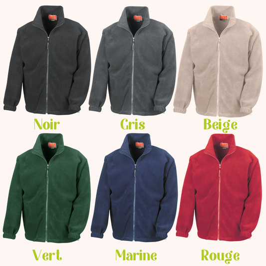 Veste polaire zippée
