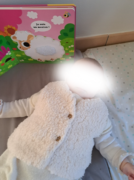 Veste mouton "Mini Berger" Taille 2 - 4 mois