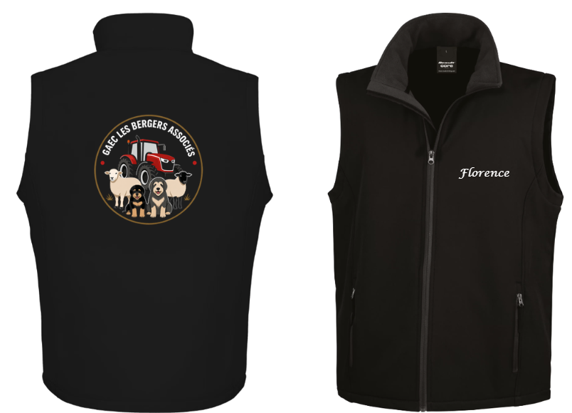 vestes Gaec les bergers associés