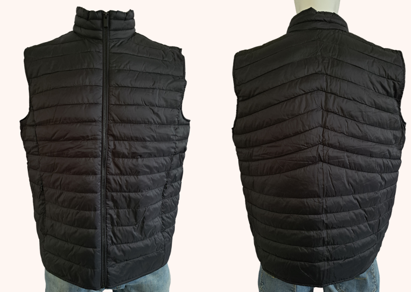 Veste sans manches matelassée recyclée