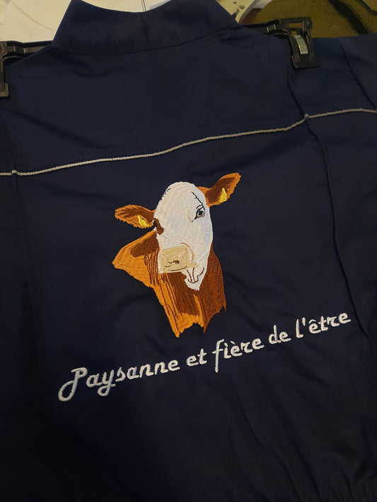 Combinaison / côte femme XS paysanne