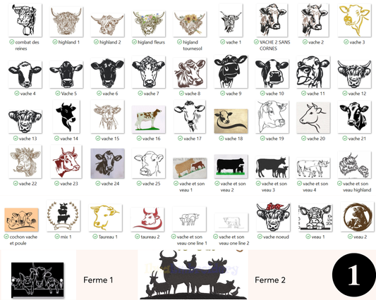 Broderie de motif "simple"