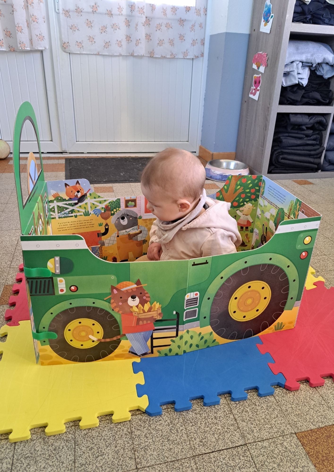 Livre Tracteur "Monte à bord !"