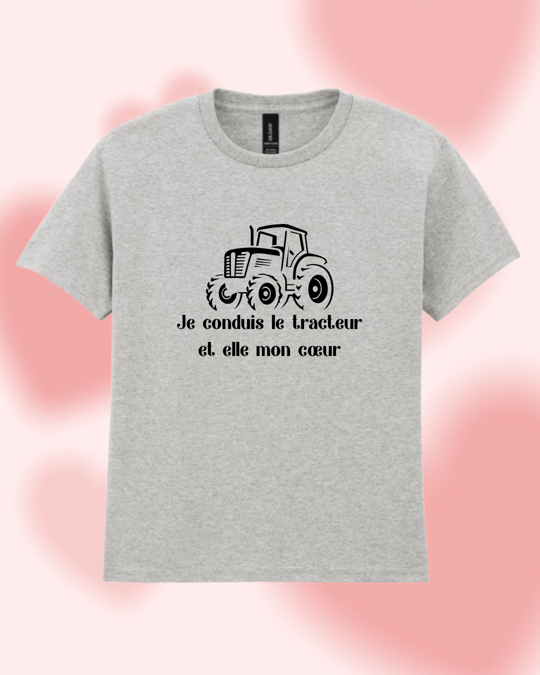 T-shirt "Je conduis le tracteur..."