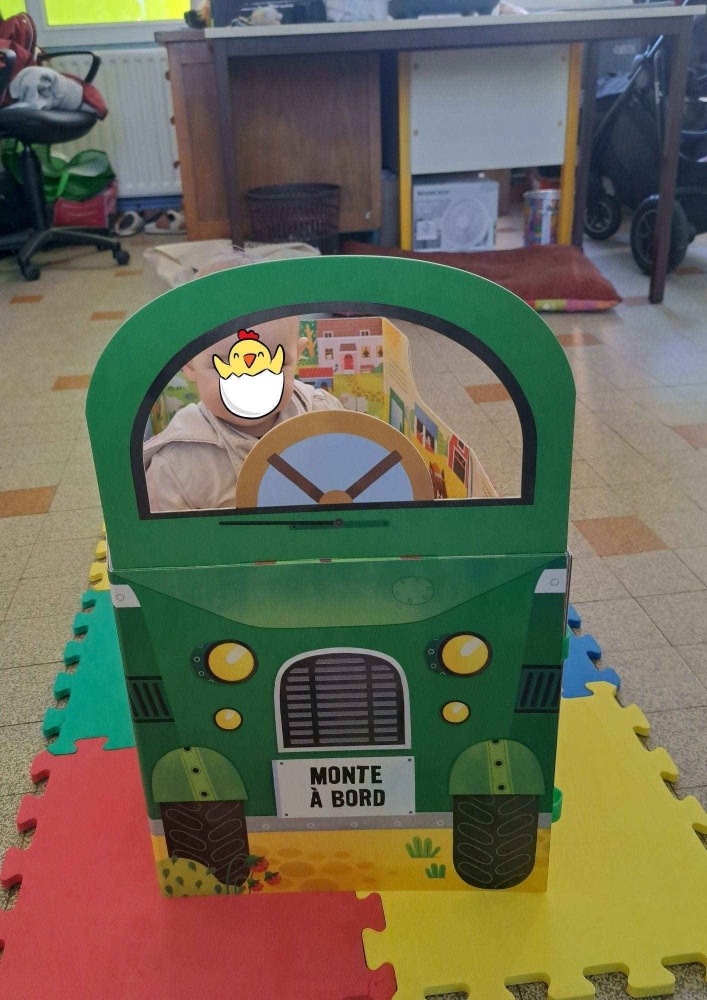 Livre Tracteur "Monte à bord !"