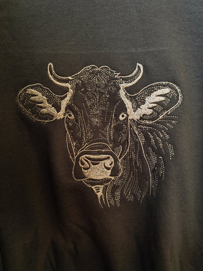 Pull chocolat vache L (XL femme)