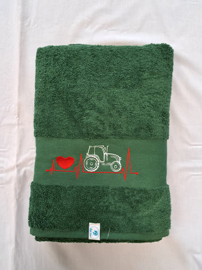 Serviette brodée