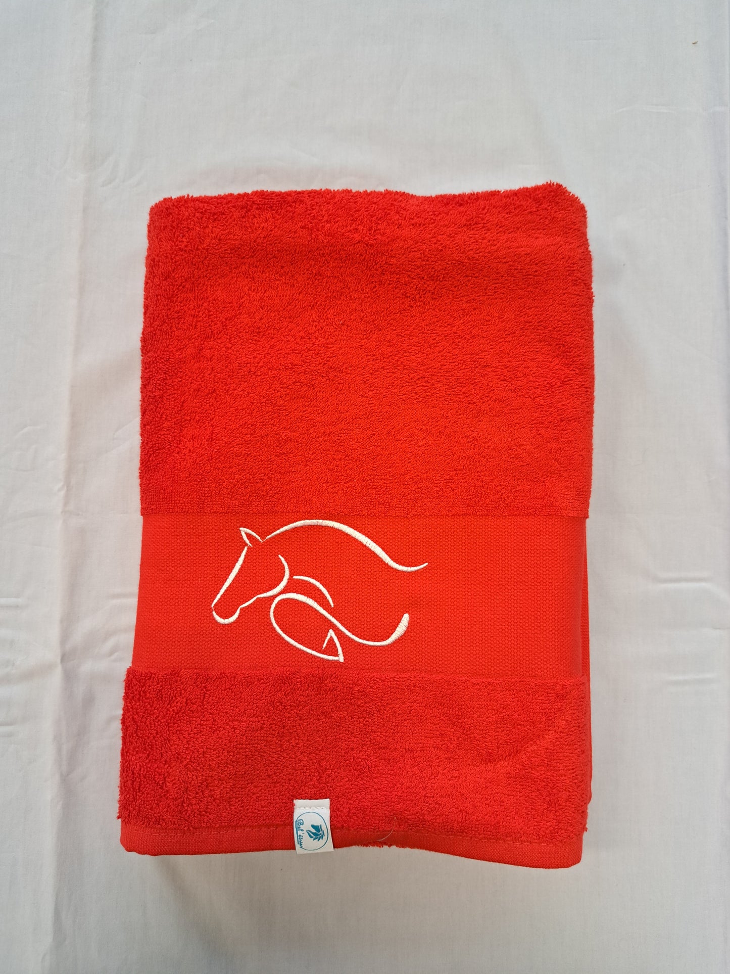 Serviette brodée