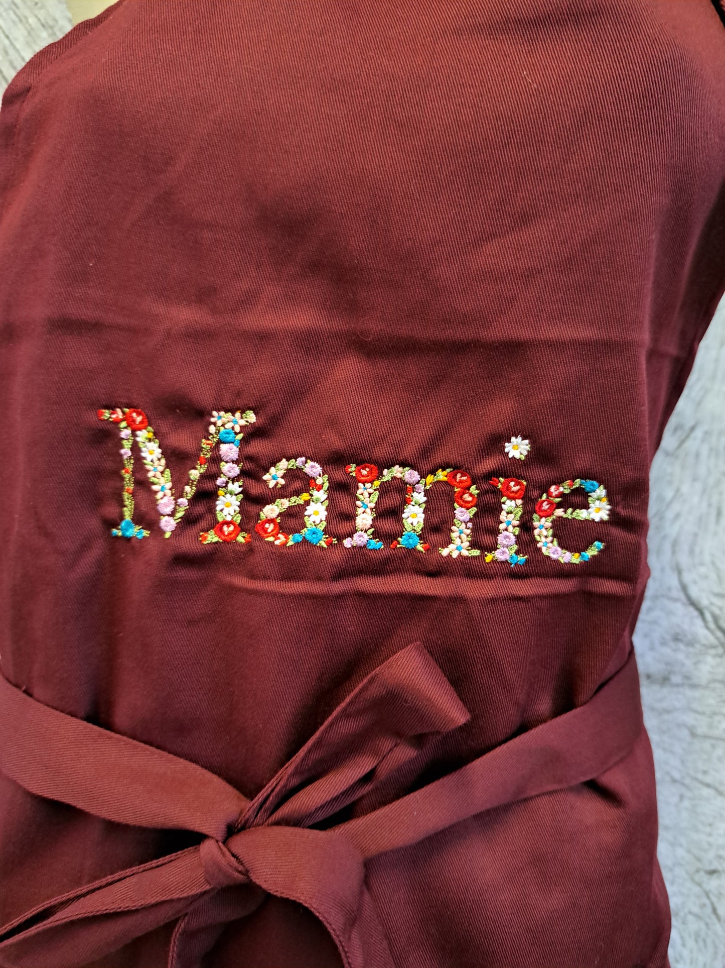 Tablier de cuisine Mamie floral