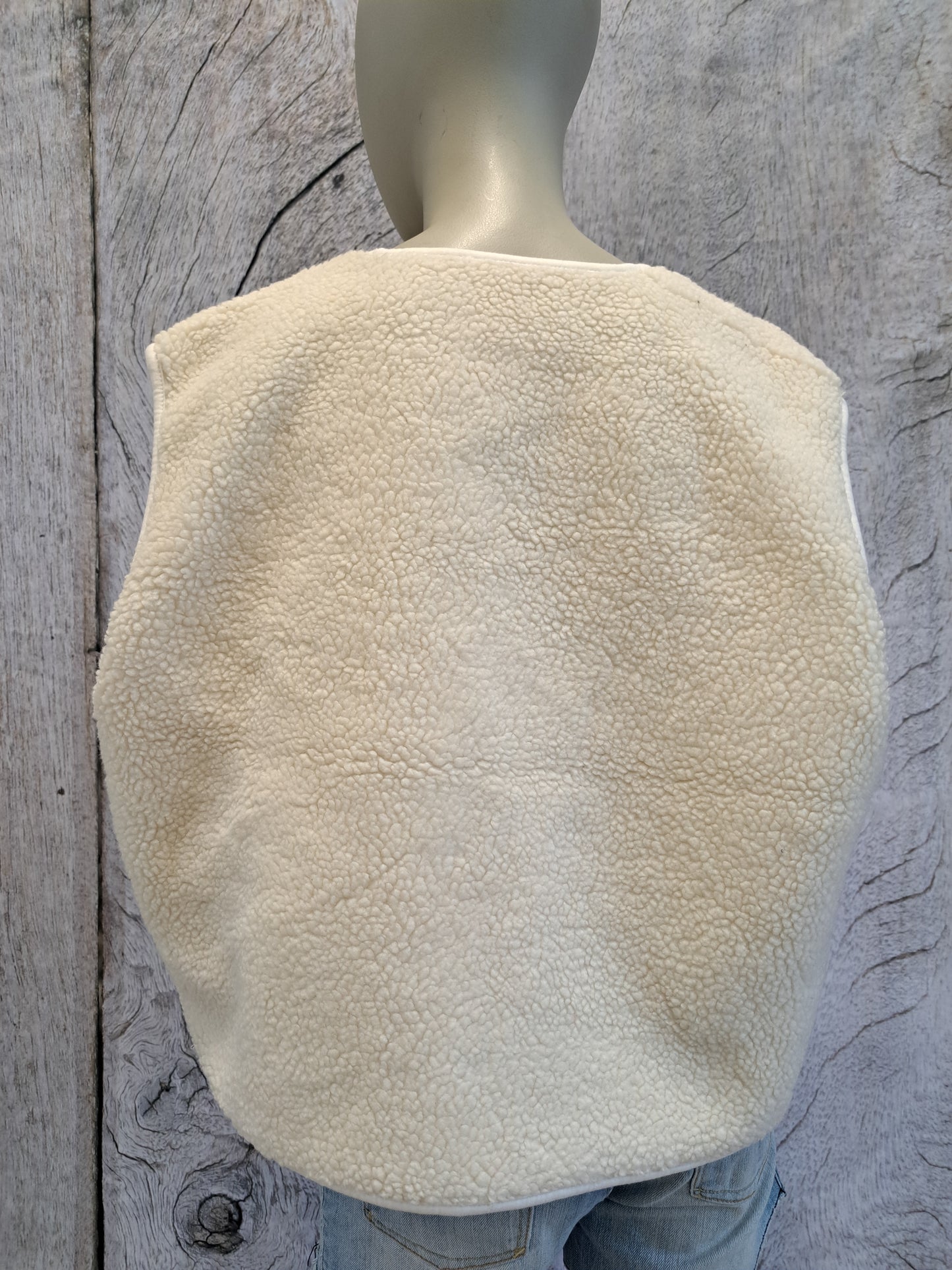 Veste mouton sans manches