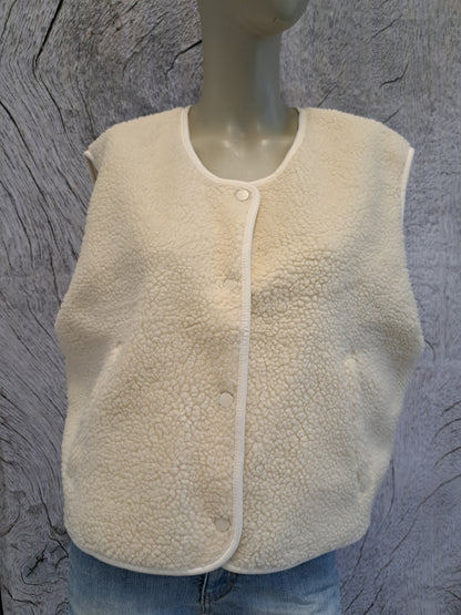 Veste mouton sans manches