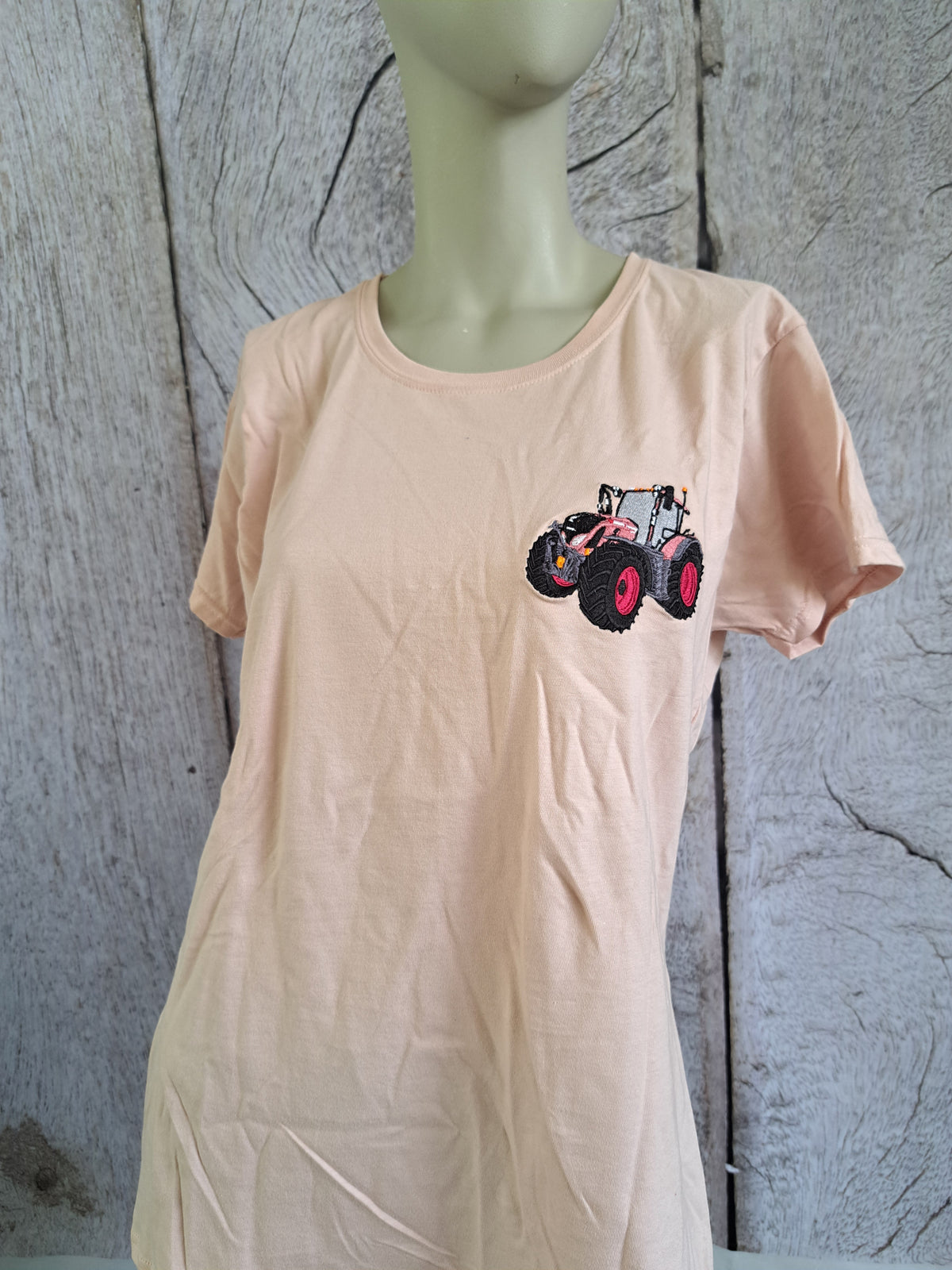 T-shirt Femme tracteur rose