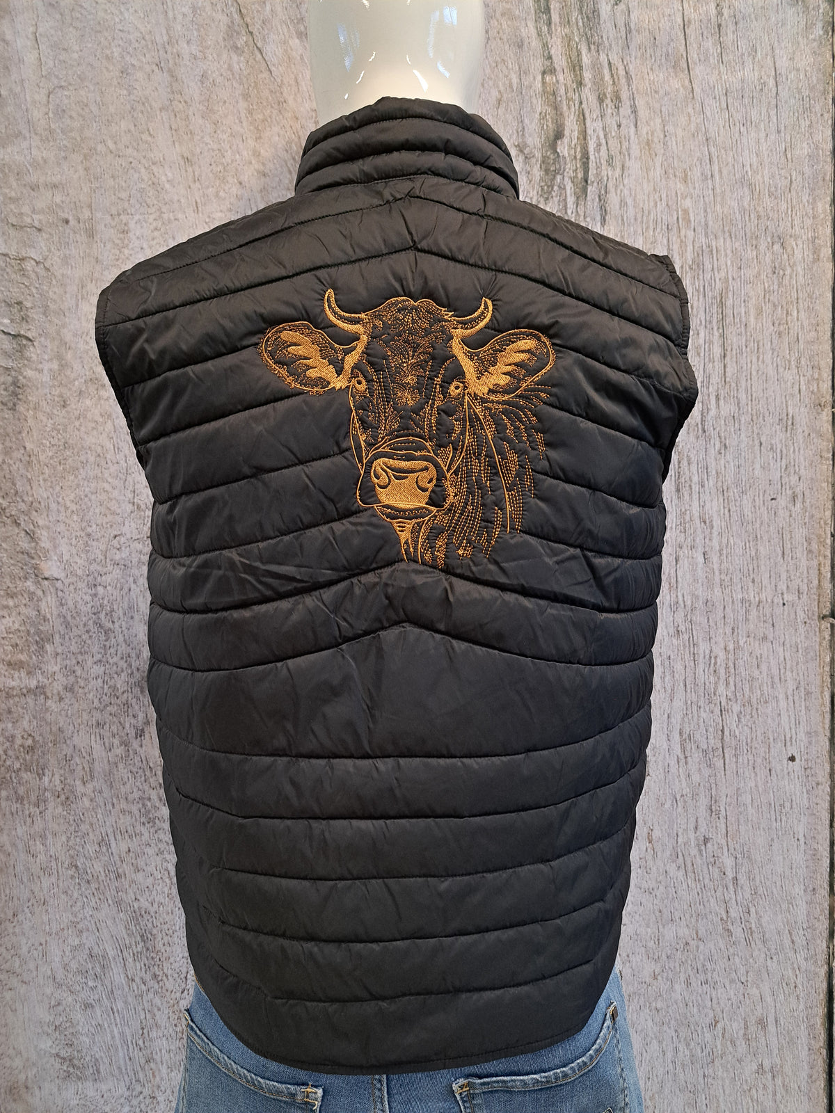 Veste sans manches matelassée Taille S/M tête de vache