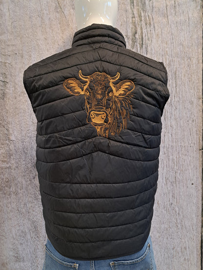 Veste sans manches matelassée Taille S/M tête de vache
