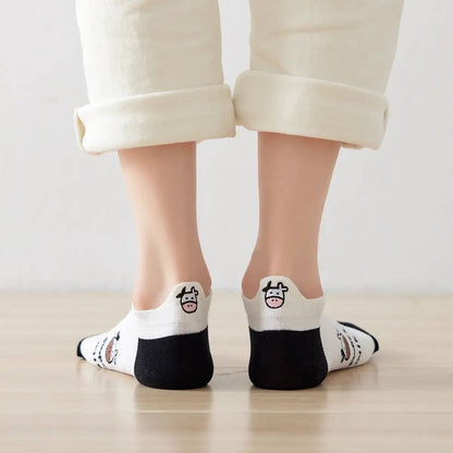 Chaussettes Languette Vache Femme I 35-41 sweat milk