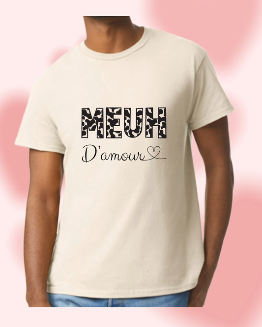 T-shirt MEUH D'amour