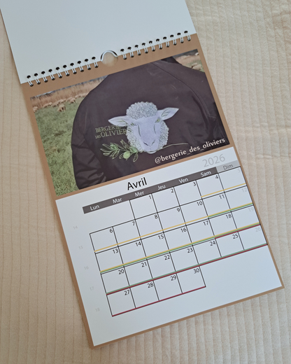 Calendrier 2026 Brod'agri