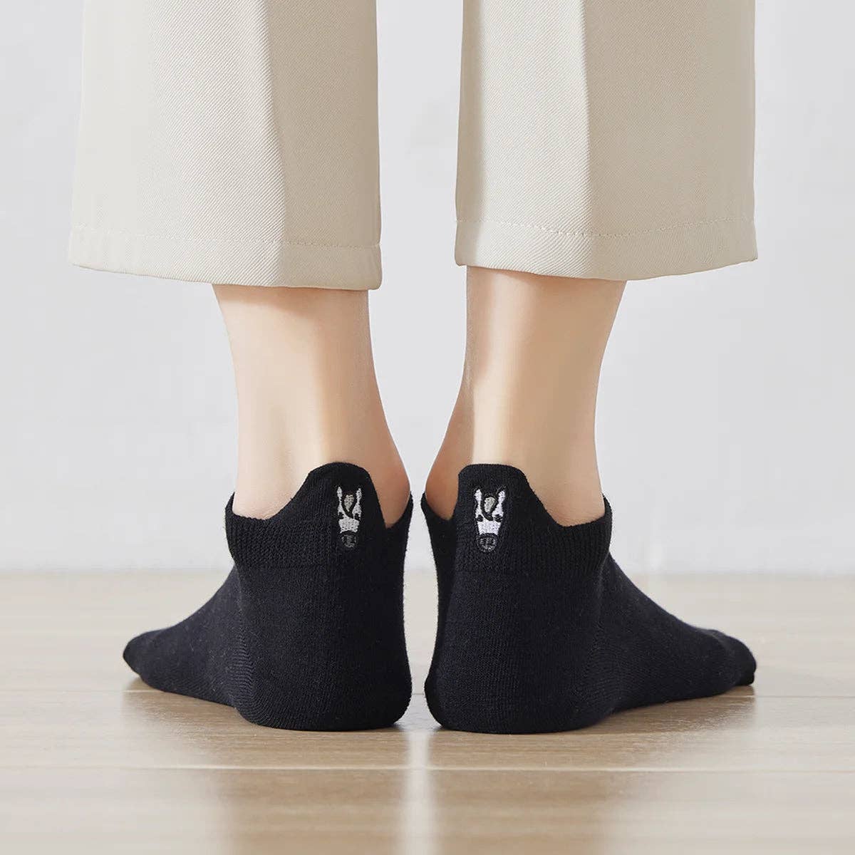 Lot de 4 Chaussettes Languette Cheval Femme I 35-41