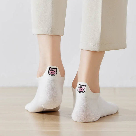 Chaussettes Languette Petits Cochons Femme I 35-41