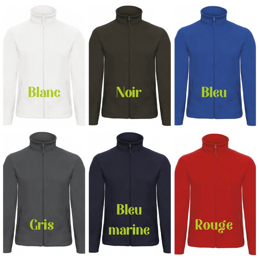 Veste polaire zippée