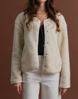 Veste mouton avec manches