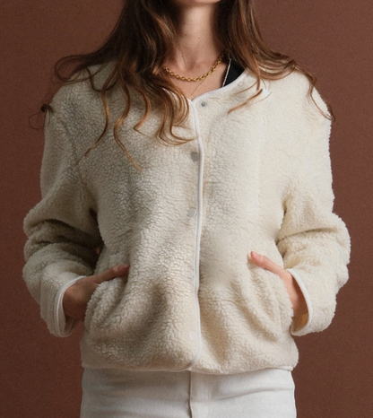 Veste mouton avec manches