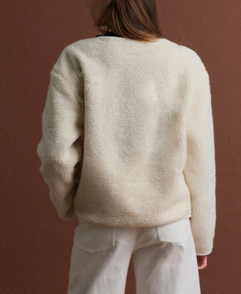 Veste mouton avec manches