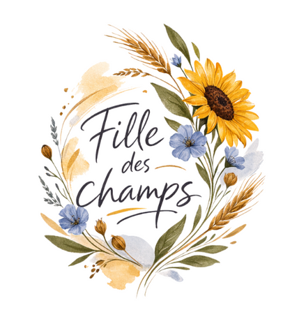 Broderie "Fille des champs"