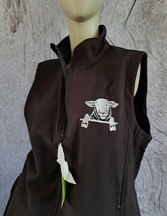 Sans manches softshell femme taille XL mouton au coeur