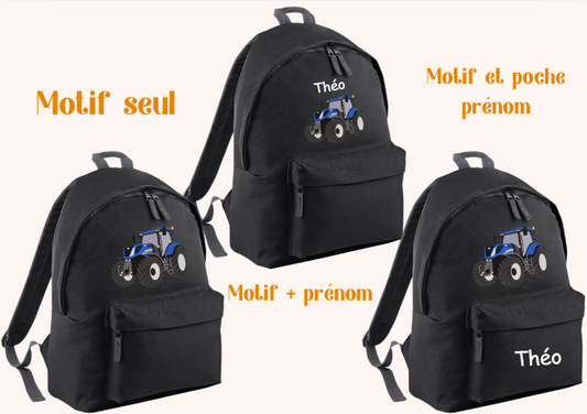 Sac à dos motif complexe