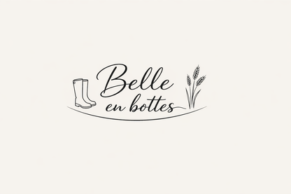 Broderie "Belle en bottes" minimaliste