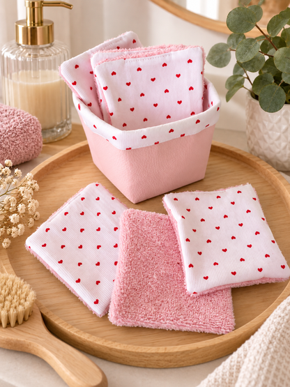 Panière et 6 lingettes