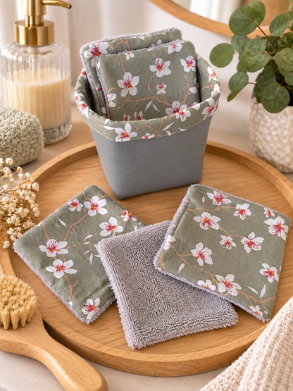 Panière et 6 lingettes