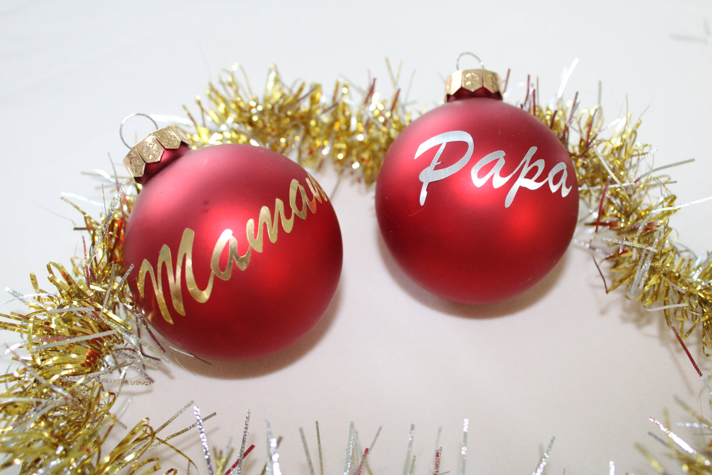 Boules de Noël personnalisée