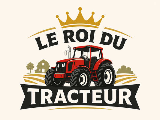 Broderie "Le roi du tracteur"