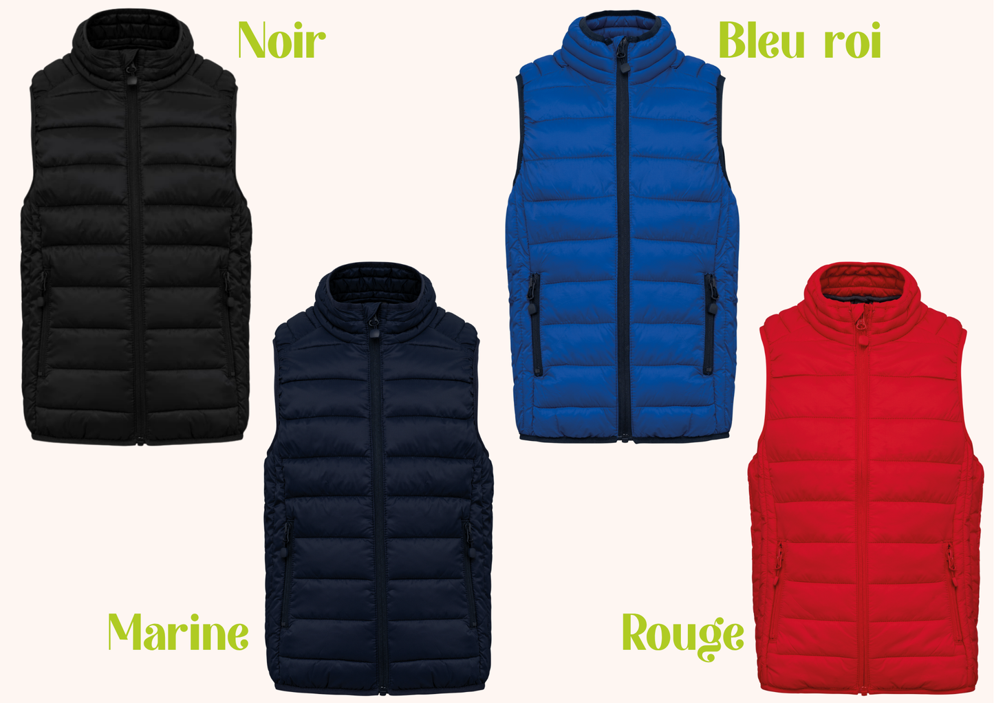 Veste sans manche matelassée Enfant