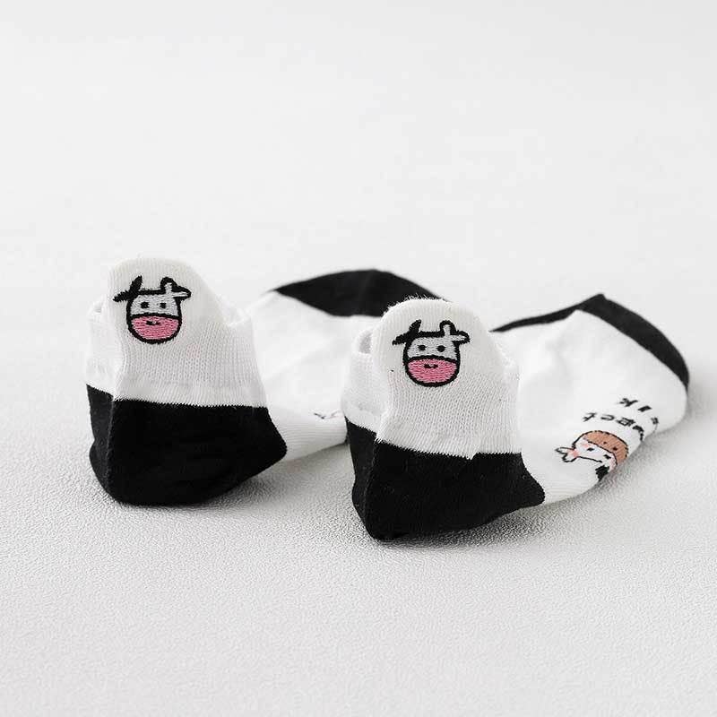 Chaussettes Languette Vache Femme I 35-41 sweat milk