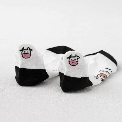 Chaussettes Languette Vache Femme I 35-41 sweat milk