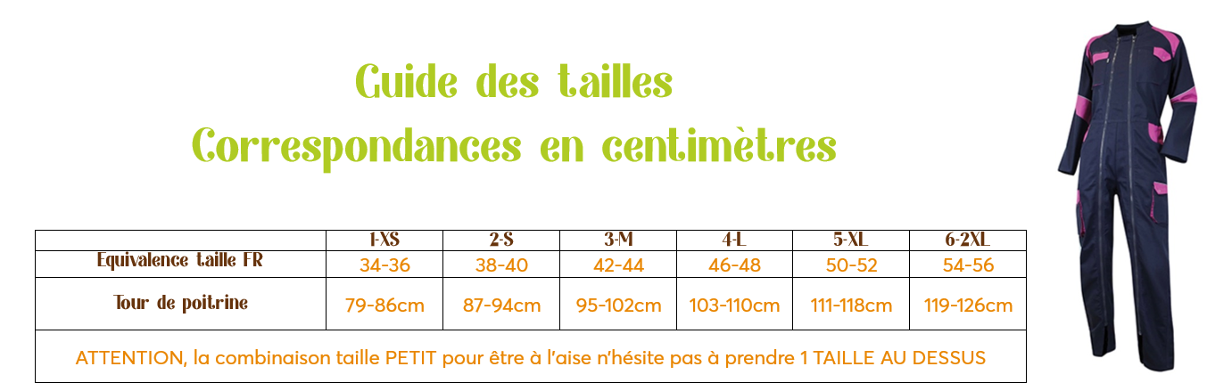 Combinaison de travail femme / cotte