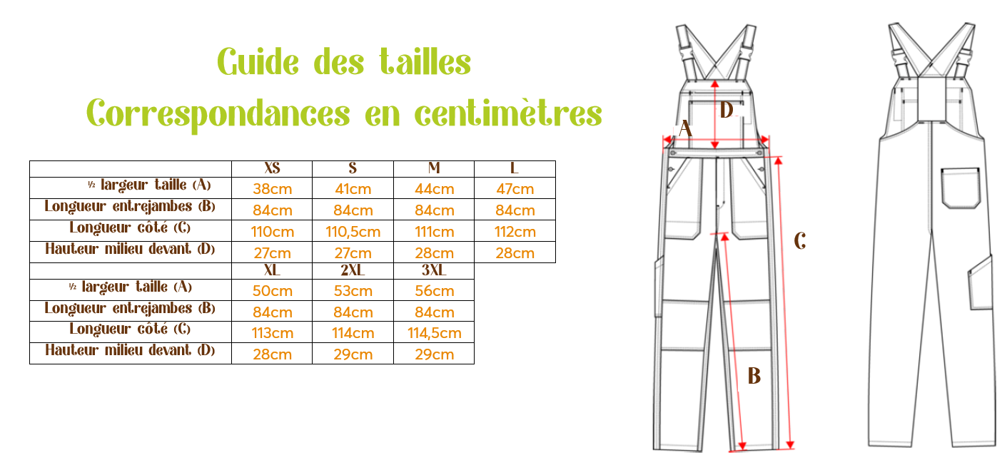 Salopette de travail