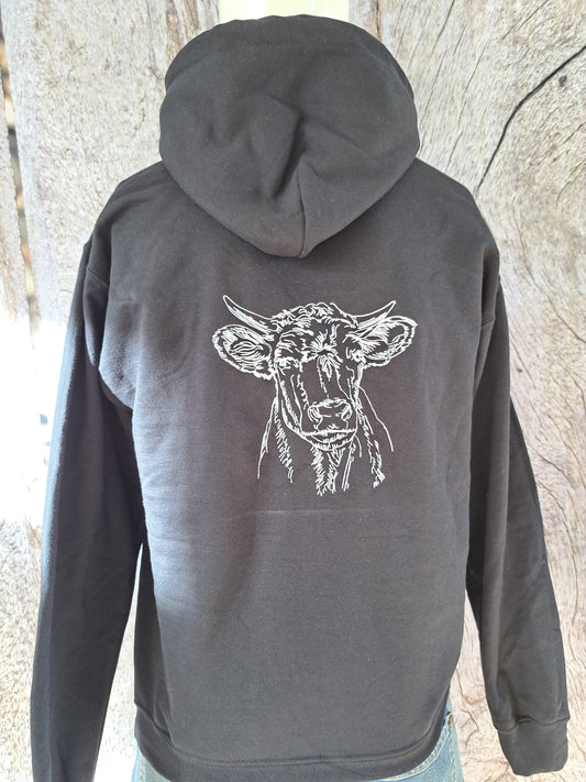 Sweat noir vache 15