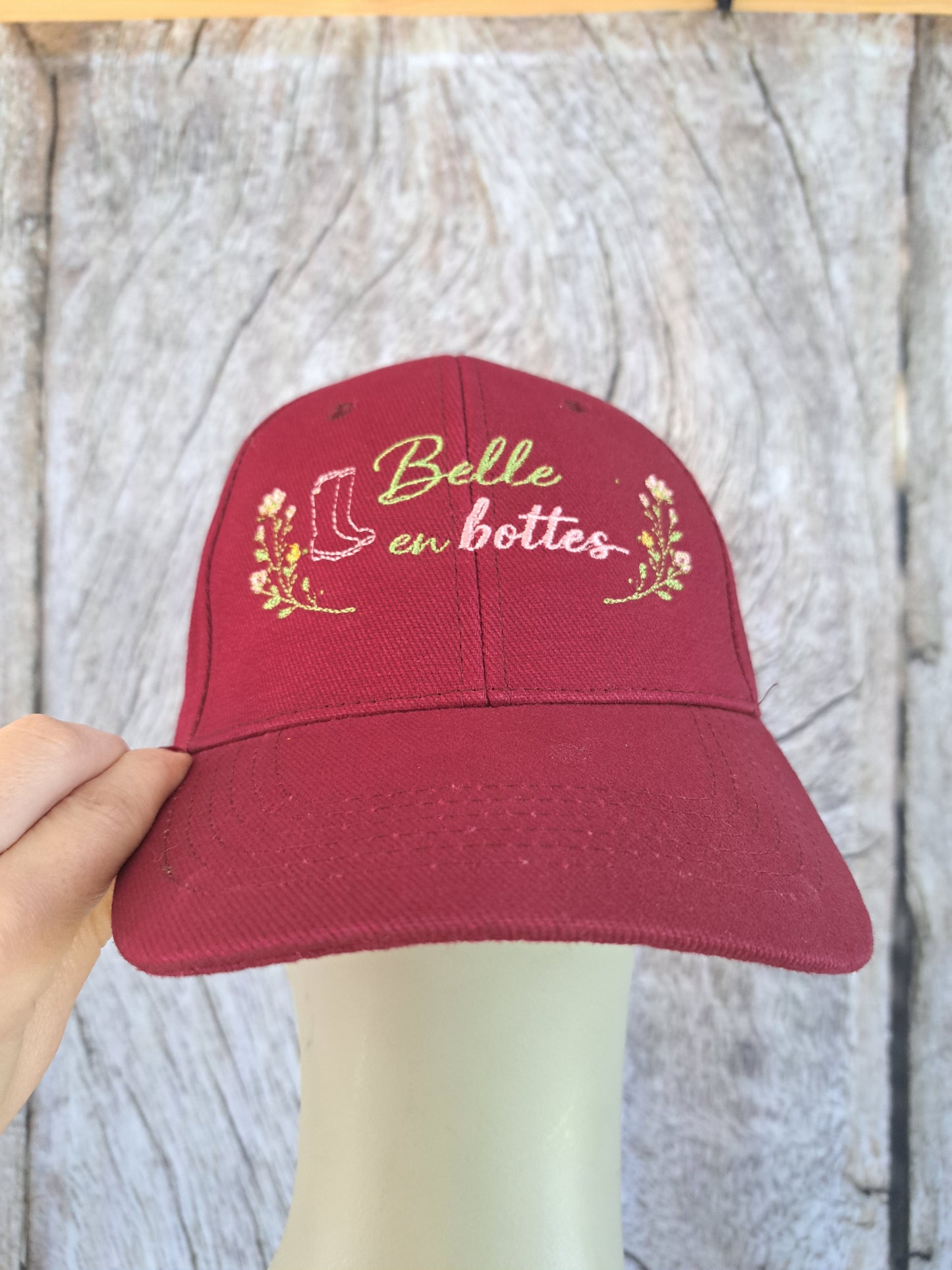 Casquette "Belle en bottes floral"