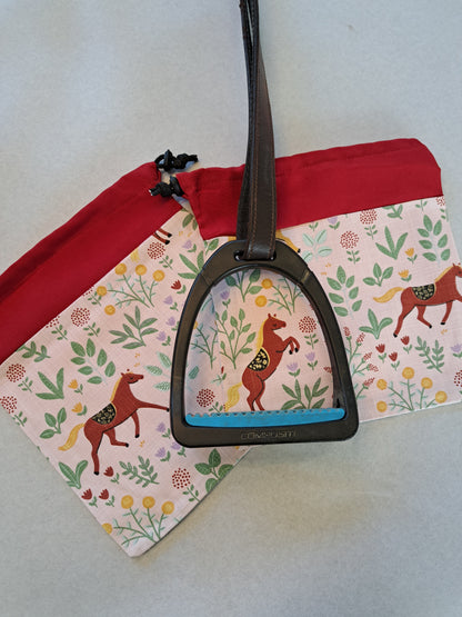 Pochettes / housses d'étriers bicolore