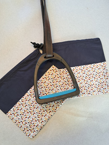 Pochettes / housses d'étriers bicolore